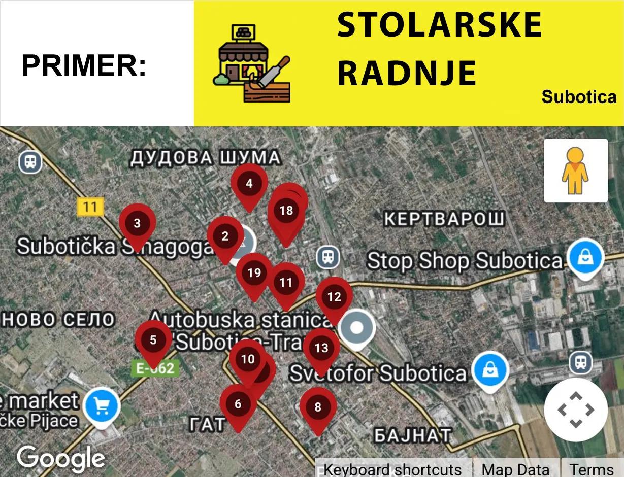 Mapa prikaz